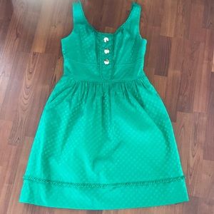Green semi-formal dress